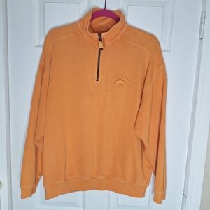 Tommy Bahama Relax 1/4 Zip Mock Neck Pullover Size Medium